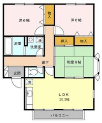 ドミールときわ　ABの物件間取画像